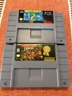 Donkey Kong Country  & Yoshi’s Cookie Video Games SNES Super Nintendo