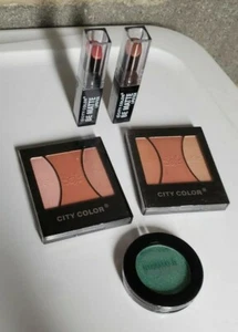CITY COLOR LOT Latte M6 Melon M1 Beach Cottage Brown Bronzer Coral Pink Blush - Picture 1 of 7