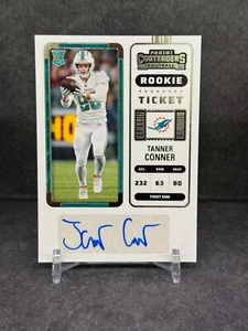 Tanner Conner 2023 Panini Contenders Rookie Ticket #273 Auto Dolphins - Picture 1 of 2