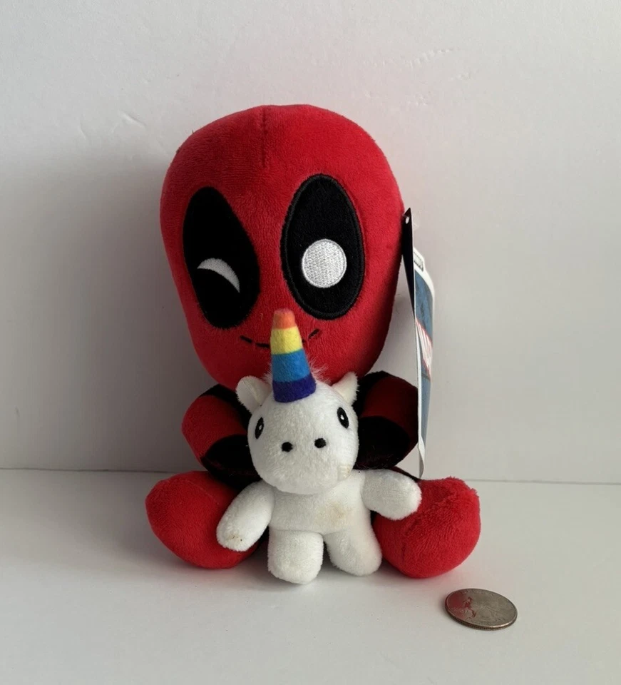 Deadpool Unicorn 8in Phunny Plush Kidrobot Loot Crate Marvel MC