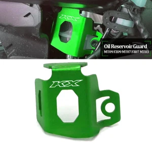 For Kawasaki KX 65 85 250F Green Rear Brake Oil Reservoir Fuel Tank Guard Cover - Bild 1 von 6