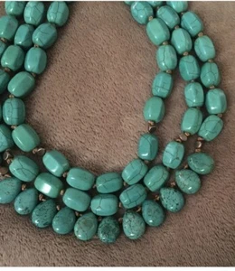 Silpada Sterling Silver Howlite "Drops of the Ocean" Necklace N3023  - Picture 1 of 7