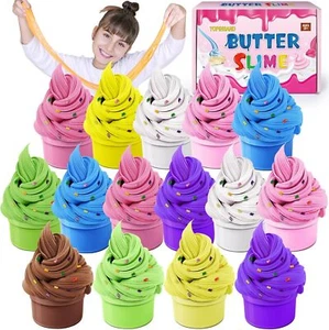 15 Pack Butter Slime Kit for Kids, Slime Toys for Boys & Girls, Scented DIY - Picture 1 of 7