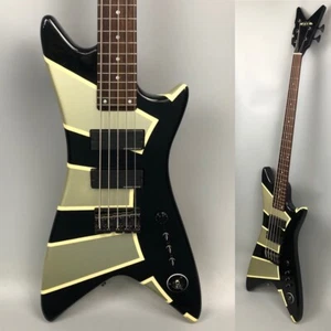 ESP D-TT TRICK STAR Black Rising Sun Used Electric Bass - Picture 1 of 9