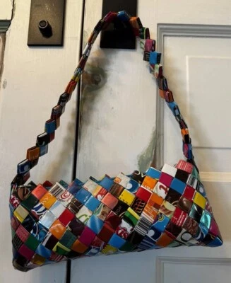 Bolso sin asas Y2K Vintage Retro Envoltura de Caramelos Único Multicolor Boho Chic Foto 1 de 4