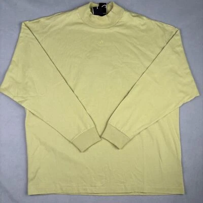 Adidas One Bball L/S Tee Mens M Halo Gold Jersey Heavyweight Cotton IN9562 NWT - Image 1 of 4