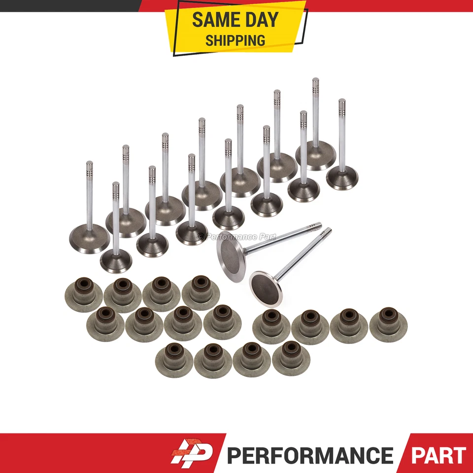 Intake Exhaust Valves w/ Seals for Dodge Ram Dakota Durango Chrysler Jeep 4.7L - Image 1 of 4