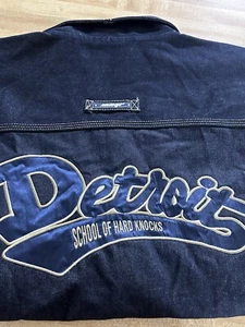Chaqueta vaquera School Of Hard Knocks SOHK para hombre vintage años 90 Detroit Hip Hop - Imagen 1 de 12