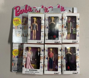 Lot of 6 Vintage 1990s Basic Fun Mattel Collectible Barbie Keychains NIB - Picture 1 of 6