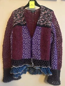 ETRO crocheted ruffle sweater size 48 - Picture 1 of 15