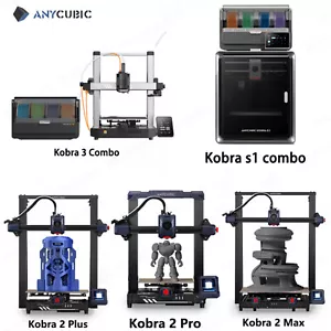 ANYCUBIC Kobra S1 Combo/Kobra 3 Combo/ Kobra 2 Plus EB Version FDM 3D Printer - Picture 1 of 52