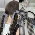 Korean Style Sweet Cute Long Ribbon Bow Fashion Simple Hair Clips Hair Ties FT