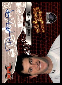 Paul Failla Card 2001 Topps XFL Endzone Autographs #15 