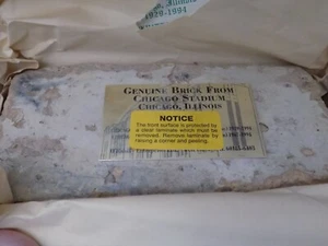 Genuine Brick From Chicago Stadium Bulls Blackhawks COA Original Box - Picture 1 of 5