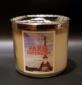 Bath & Body Works PARIS Daydream City Of Love 3 Wick Candle 14.5 oz RARE - Picture 1 of 4