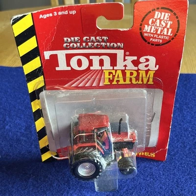 Tractor rojo Maisto Tonka Farm Collection 2002 #88 fundido a presión Foto 1 de 4
