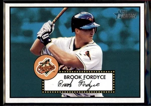 2001 Topps Heritage Brook Fordyce SP #348 Baltimore Orioles - Foto 1 di 2