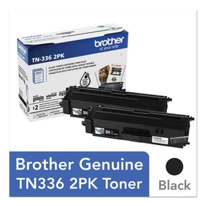 Brother TN3362PK High-Yield Toner 4 000 Page-Yield Black 2/Pack - Afbeelding 1 van 9