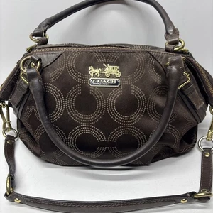 Vintage Coach Brown Shoulder Bad G1093-15957 - Picture 1 of 17