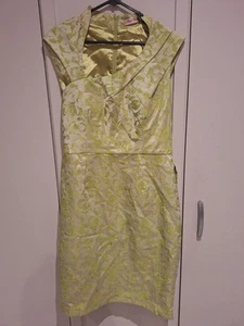 LADIES DRESS, PINK RUBY, SZ 14, NON STRETCH SILKY POLY, QUALITY, DRESS, EXC COND - Picture 1 of 1