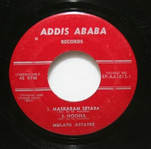 ETHIOPIAN JAZZ Mulatu Astatke Quartet ADDIS ABABA 45 EP AA1013 EthioJazz AFRICAN - Imagen 1 de 2