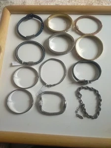 Job Lot Of Bracelets And Bangles, Some Are Named Pieces - Picture 1 of 6