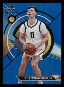 2023-24 Finest Blue Refractors #54 Christian Braun C /150 - Picture 1 of 2