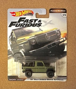2019 Hot Wheels Fast & Furious Off-Road 91’ Mercedes-Benz G-Class  - Picture 1 of 1