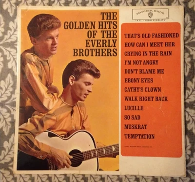 THE EVERLY BROTHERS "THE GOLDEN HITS OF THE EVERLY BROTHERS" GOLD LABEL MONO  LP - Image 1 of 4