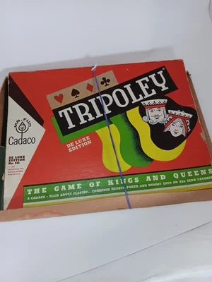 Vintage Cadaco Tripoley Deluxe Edition No.111 Vinyl Mat Only Replacement - Image 1 of 2