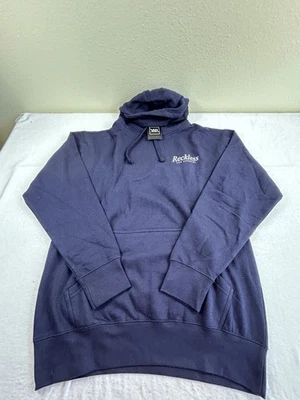 Young & Reckless Hoodie Blue White Los Angeles Size Medium *NWT* - Image 1 of 4