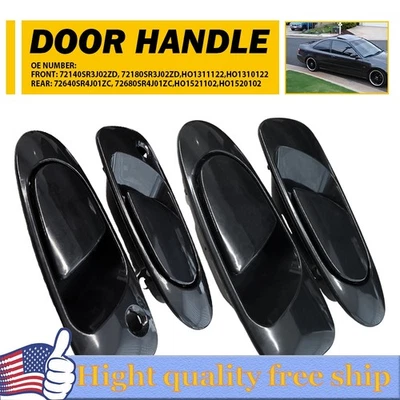Manijas para puerta exterior Honda Civic 1992-1995 4X delantero trasero derecho lado izquierdo Foto 1 de 4