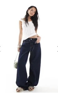 Levi's  Premium Xl Baggy Straight Women's Jeans Size:W25 X L31 Color: Dark Blue - Picture 1 of 14