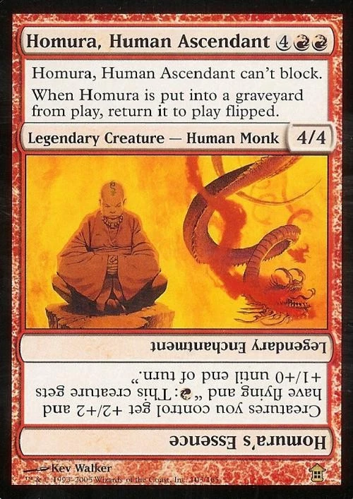 Homura, Human Ascendant - Damaged / Poor MTG Saviors of Kamigawa - Image 1 of 1