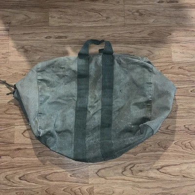 Eastern Canvas USAF Military Kit Bag Aviator Pilot Flyer Cotton Duffle 1962 - Image 1 of 4