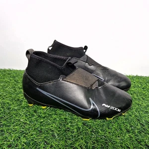 Botas de fútbol Nike Air Zoom Superfly 9 - negras - tachuelas moldeadas - talla 3 del Reino Unido - Imagen 1 de 7