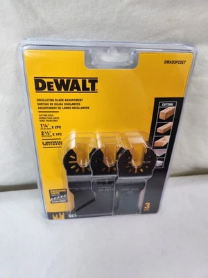 DeWALT DWA03PCSET 3 шт. колебательные лезвия в ассортименте - дерево и металл - Изображение 1 из 4