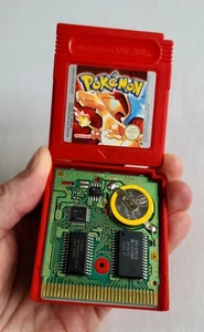 Pokemon Red VGC Nintendo Game Boy New Battery Genuine PAL Retro - Picture 1 of 17
