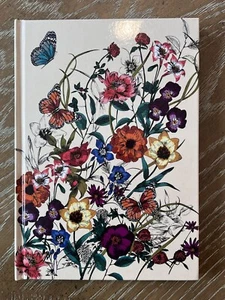 Avon Floral & Butterflies Ruled Writing Journal Discontinued Flowers Vintage NEW - Picture 1 of 14