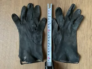 Antique leather gloves, size S - Picture 1 of 3