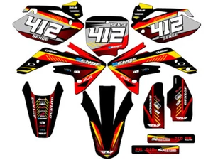 2007-2023 CRF 150 R SURGE Red Senge Graphics Kit Compatible with Honda - Picture 1 of 10