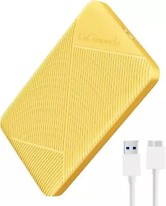 Gelb 2,5 Zoll USB3.0 SATA SSD 7mm 9,5mm Festplatte HDD Externes Gehäuse Case - Bild 1 von 7