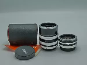 VIVITAR AUTOMATIC EXTENSION TUBE SET 12, 20, 36mm SET + 2X CONVERTER. CANON FD - Picture 1 of 2