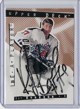 1994-95 BE A PLAYER HOCKEY RAY BOURQUE AUTOGRAPH ON CARD #32 LE /600 BRUINS
