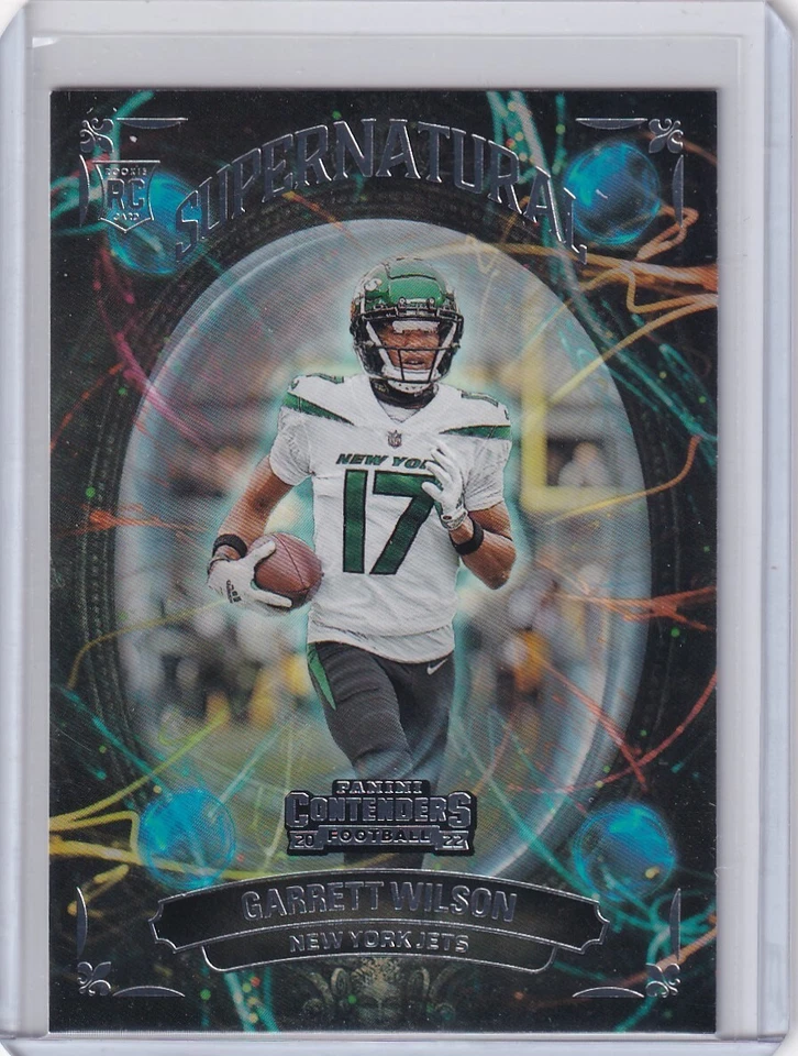 2022 CONTENDERS SUPERNATURAL RC GARRETT WILSON ROOKIE NEW YORK JETS GE-3117 - Image 1 of 2