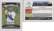 2010 Topps The Cards Your Mom Threw Out Original Back Justin Verlander #641