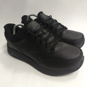 New Balance 928v3 Walking Shoes Mens 7 2E Wide Black Leather MISSING INSOLES - Picture 1 of 11