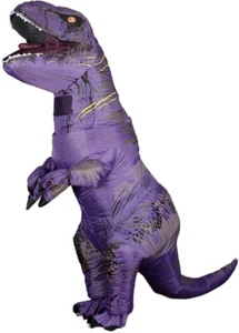 Yellow T-Rex Inflatable Dinosaurs Costume Outfit Adult Dress Up Cosplay Party - Picture 1 of 9