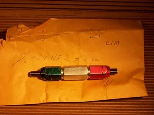 SEHR GUTER ZUSTAND 5/16-24NF-2 GO/NOGO GEWINDELEHRE C114 - Bild 1 von 1