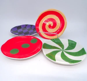 Department 56 Hors d'oeuvre Teller 4er Set Snackteller Dessertteller - Bild 1 von 7